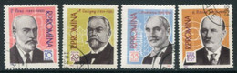 ROMANIA 1961 Scientists Used.  Michel 1958-61 - Used Stamps
