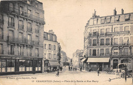 94-CHARENTON-PLACE DE LA MAIRIE ET RUE MARTY - Charenton Le Pont