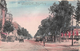 94-CHARENTON-RUE DE PARIS , STATION DES TRAMWYAS - Charenton Le Pont