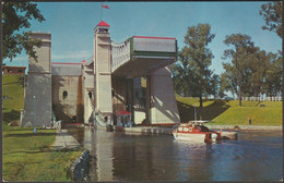 Hydraulic Lift Lock, Peterborough, Ontario, C.1960s - Parks' Postcard - Peterborough