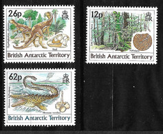 Antartique Britannique B.A.T.  N° 193,195 Et  196 DINAUSORES  Neufs * *  TB = MNH VF .le Moins Cher Du Site ! ! ! - Nuevos