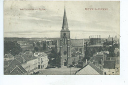 Jette Saint Pierre Vue Générale Et Eglise - Jette