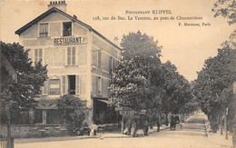 94-CHENNEVIERES-LA-VARENNE- RUE DU BAC- RESTAURANT KLIPFEL AU PONT DE CHENNEVIERES - Chennevieres Sur Marne
