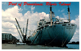 Rhode Island  Port Of Providence , Ship Loading Scrap Metal - Sonstige