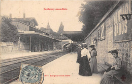 94-FONTENAY-SOUS-BOIS- LE QUAI DE LA GARE - Fontenay Sous Bois