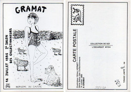 GRAMAT - 2° Salon Des Collectinneurs (1985) Illustration De Gilles Hermet - Tir. Numéroté Et Limité 7/150 (120072) - Gramat