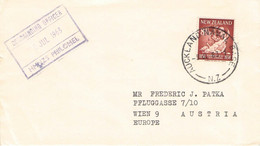 NEW ZEALAND - SHIPMAIL 1963 AUCKLAND - VIENNA /AS99 - Storia Postale