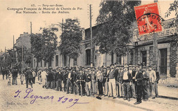 94-IVRY-COMPAGNIE FRANCAISE DE MATERIEL DE CHEMIN DE FER, RUE NATIONALE SORTIE DES ATELIERS - Ivry Sur Seine