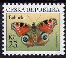Czech Republic - 2020 - Butterflies - Peacock - Aglais Io - Mint Definitive Stamp - Nuovi