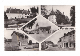 Souvenir De Préveranges, 5 Vues, éd. C.I.M., Château, Mairie, Poste, Commerces - Préveranges
