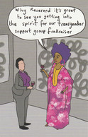Postcard - Art - Grayson Perry - Playing To The Gallery - Transgender Fundraiser - New - Bücher & Kataloge