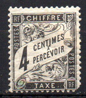 Col18  France Taxe N° 13  Neuf X MH  Cote 120,00€ - 1859-1959 Postfris