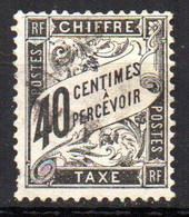 Col18  France Taxe N° 19  Oblitéré  Cote 70,00€ - 1859-1959 Postfris