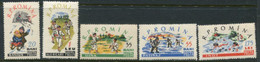 ROMANIA 1960 Childrens' Sport LHM / *.  Michel 1913-17 - Nuevos