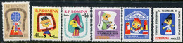 ROMANIA 1960 Puppet Festival MNH / **.  Michel 1907-12 - Unused Stamps