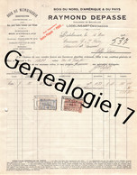 96 2704 BELGIQUE LODELINSART DESCHASSIS 1925 Bois Menuiserie RAYMOND DEPASSE Scierie Chaussee De Bruxelles - Old Professions