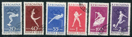 ROMANIA 1960Rome Olympic Games I Used.  Michel 1847-52 - Gebruikt