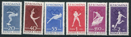 ROMANIA 1960Rome Olympic Games I MNH / **.  Michel 1847-52 - Unused Stamps