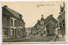 CPA Carte Postale - Belgique - Frameries - La Rue Des Alliés (DG15001) - Frameries