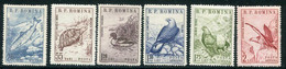 ROMANIA 1960 Fauna MNH / **.  Michel 1833-38 - Unused Stamps