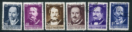 ROMANIA 1960 Romanian Writers Used.  Michel 1827-32 - Used Stamps
