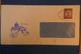 B99 LIECHTENSTEIN Belle LETTRE A FENETRE 1951 Affranch Plaisant - Cartas & Documentos