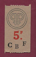 251120 - TICKET CHEMIN DE FER - FRANCE PPO 5F CBF - Europa