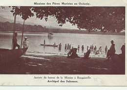 11 - 2020 - SALOMON - Archipel Des - Arrivée Du Bateau De La Mission à Bourgainville - Solomon Islands