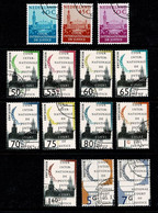 Nederland  1977-1991  NVPH D 41/43, 47/54, 56/58, Yv. 40/42, 43/47, 49, 53/57 (o) - Service