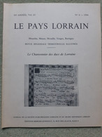 Revue Pays Lorrain, 1988 - Lorraine - Vosges