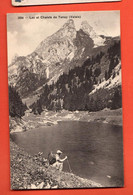 ZFB-03 Cabane Dupuis, Aujourd'hui Cabane De Trient Et Le Portalet. ANIME. Cachet Champex 1918. Jullien 3979 - Trient