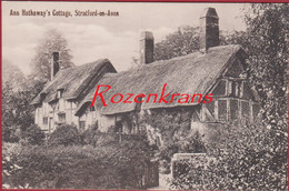 Stratford-upon-Avon Anna Hathaway's Cottage  Warwickshire England Rare Old Postcard (In Very Good Condition) - Stratford Upon Avon