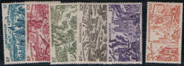 MADAGASCAR N° 66-71 P.a. (6v) - 1946 Tchad Au Rhin