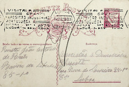 1932 Portugal Flâmula «Visitai A Grande Exposição Industrial Portuguesa» - Postal Logo & Postmarks