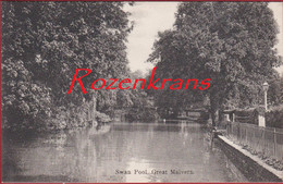 Worcestershire Swan Pool Great Malvern Rare Old Postcard (In Very Good Condition) - Autres & Non Classés
