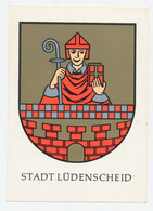 Stadt Ludenscheid: Kaart + Sticker - Luedenscheid