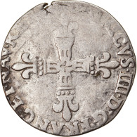 Monnaie, France, Henri IV, 1/4 Ecu, 1604, Morlaas, TB+, Argent, Duplessy:1240 - 1589-1610 Hendrik IV