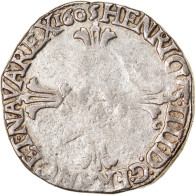 Monnaie, France, Henri IV, 1/4 Ecu, 1605, Rennes, TB, Argent, Duplessy:1224 - 1589-1610 Enrique IV