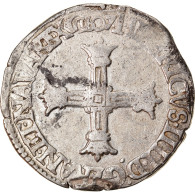 Monnaie, France, Henri IV, 1/4 Ecu, 1607, Saint Lô, TB+, Argent, Duplessy:1230 - 1589-1610 Enrique IV