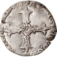 Monnaie, France, Henri IV, 1/4 Ecu, 1605, Nantes, TB, Argent, Duplessy:1224 - 1589-1610 Heinrich IV.