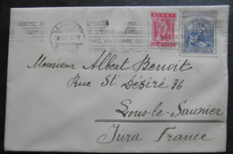 1916 LETTRE GRECE  KENTOIKOS TO JURA FRANCE - Storia Postale