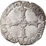 Monnaie, France, Henri IV, 1/4 Ecu, 1605, Nantes, TTB, Argent, Duplessy:1224 - 1589-1610 Hendrik IV