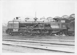 Cliché D'une Locomotive à Vapeur Du P.L.M. En Gare  -  Train , Chemin De Fer -  Voir Description - Materiale