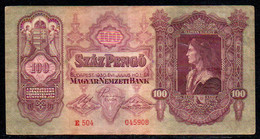 398-Hongrie Billet De 100 Pengo 1930 E504 - Hongrie