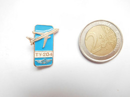 Belle Broche Russe ( No Pin's ) , Aviation Avion Tupolev , Bleu - Avions