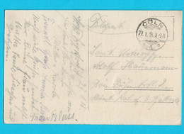 Carte Postale: Courrier Militaire Du 27-1-18 De Cöln. - Esercito Belga