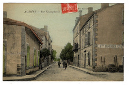 63 PUY DE DOME - AUBIERE Rue Vercingétorix, Toilée Couleur - Aubiere