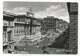 E3801 Roma - Via Nazionale - Auto Cars Voitures / Viaggiata 1960 - Transport