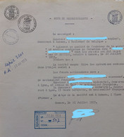 FISCAUX DE MONACO PAPIER TIMBRE 1953 BLASON Trois Francs   FILIRANE RAINIER III +  COMPLEMENTS 1948 Et 1949 - Fiscali