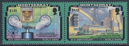 Montserrat 1995 Mi 931 /2 SG 969 /0 ** Nuclear Experiment, Chicago 1942 + Calder Hall Atomic Power Station (1956) - Atom